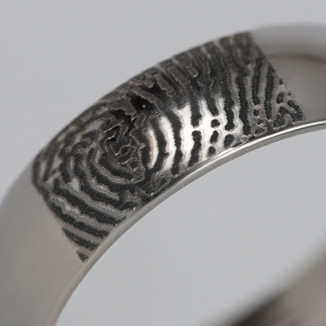 Fingerprint Wedding Rings