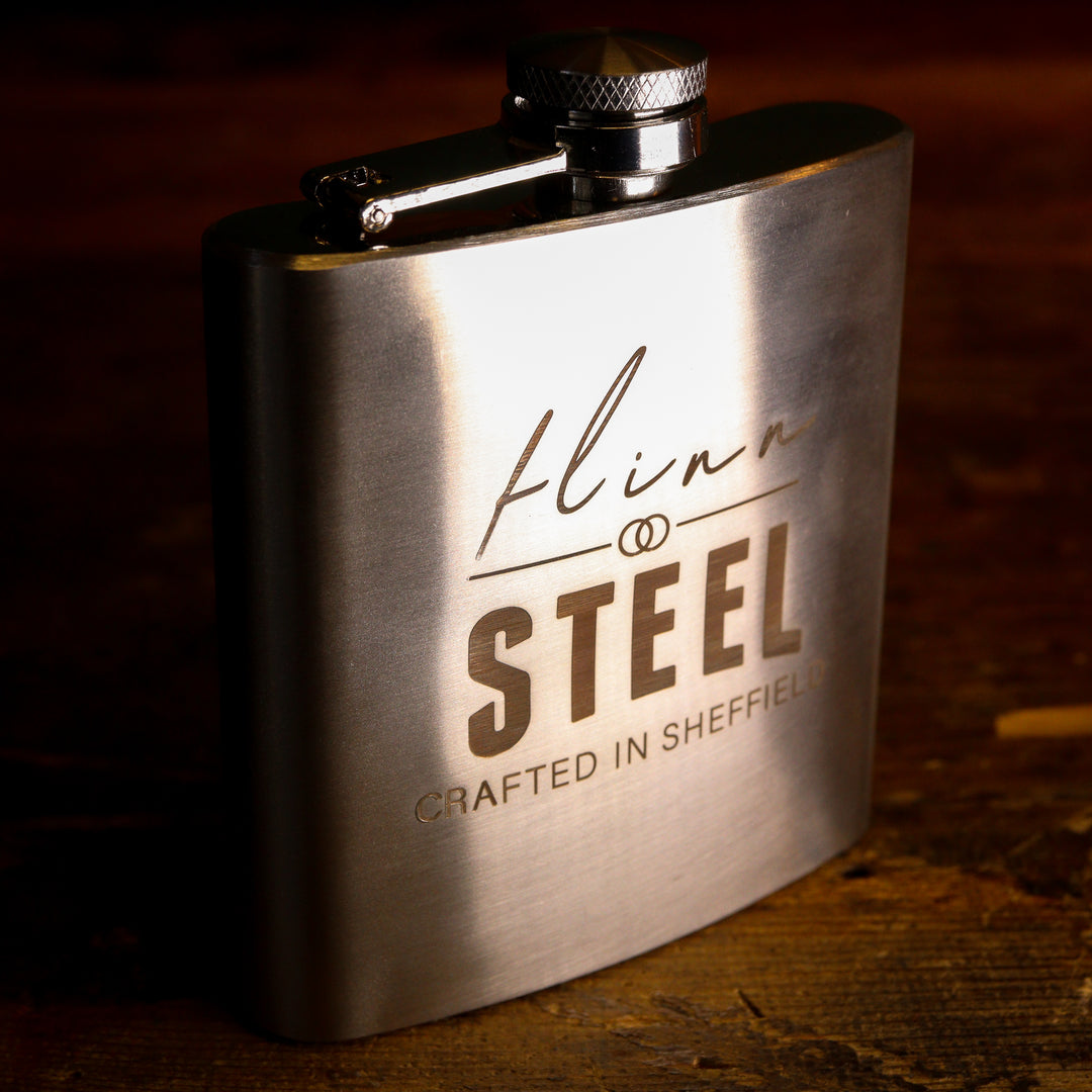 Reyt Good Gifts | Flinn & Steel Stainless Steel 6oz Hipflask