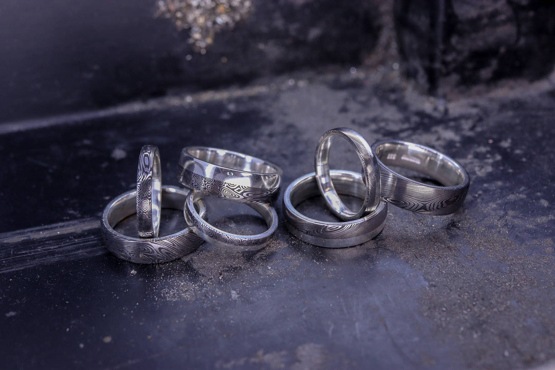 Our New Damascus Steel and Silver Collection