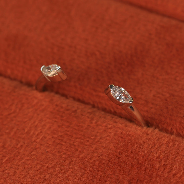 Athena - Diamond Set Cuff Ring - Made-to-Order Jessica Flinn Wedding Rings