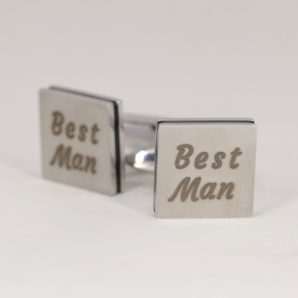 Stainless Steel Groomsmen Cufflinks Cufflinks