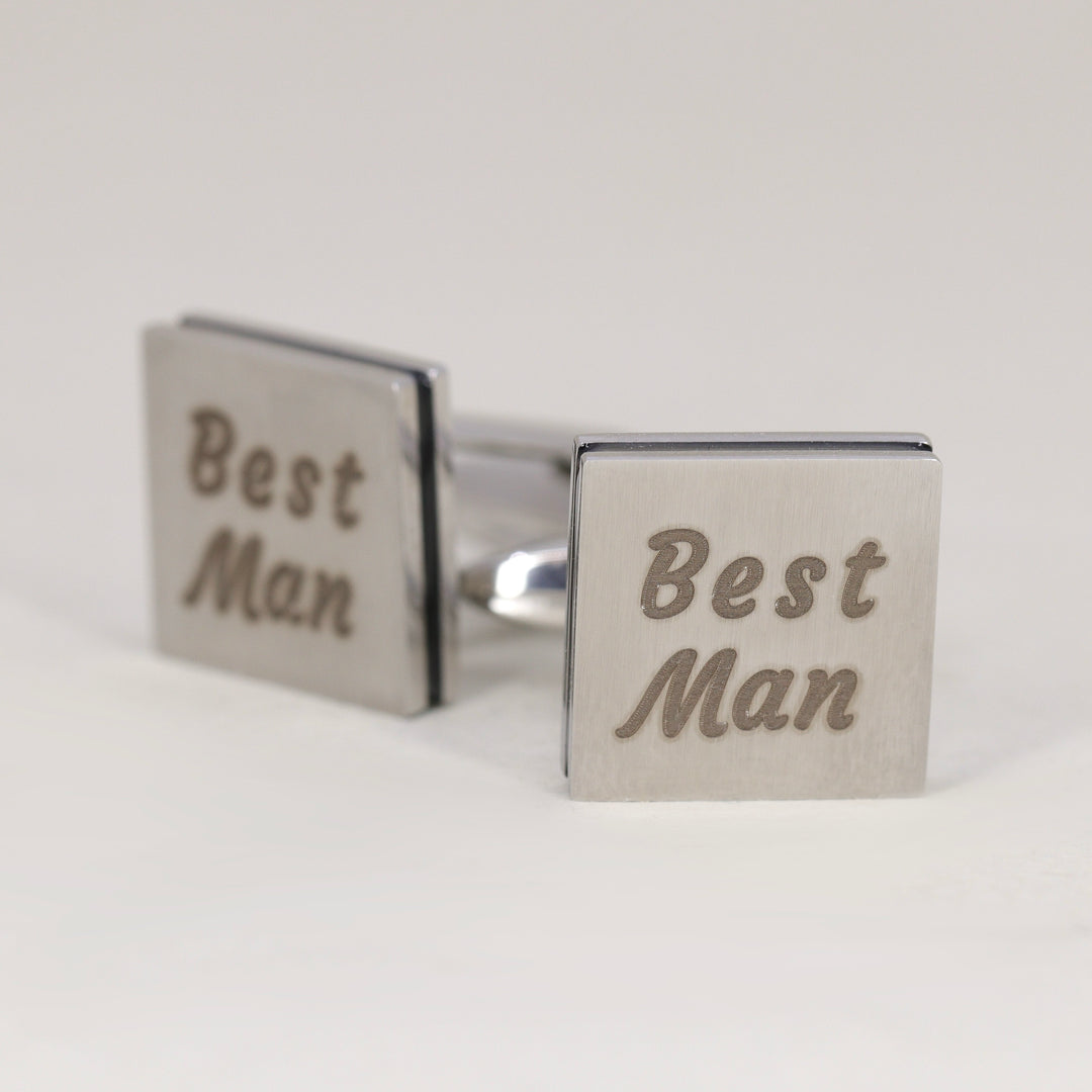 Stainless Steel Groomsmen Cufflinks Cufflinks