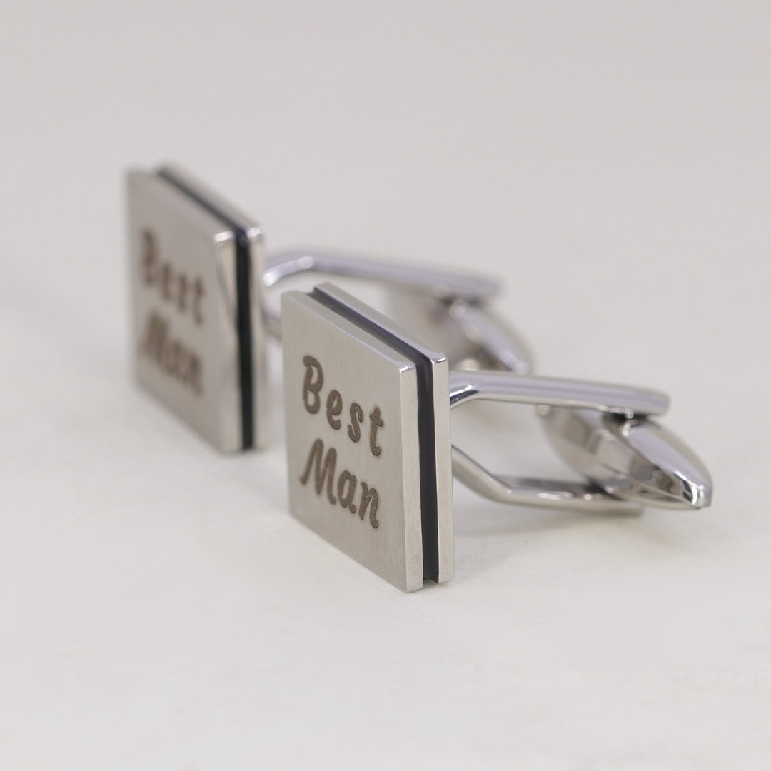 Stainless Steel Groomsmen Cufflinks Cufflinks