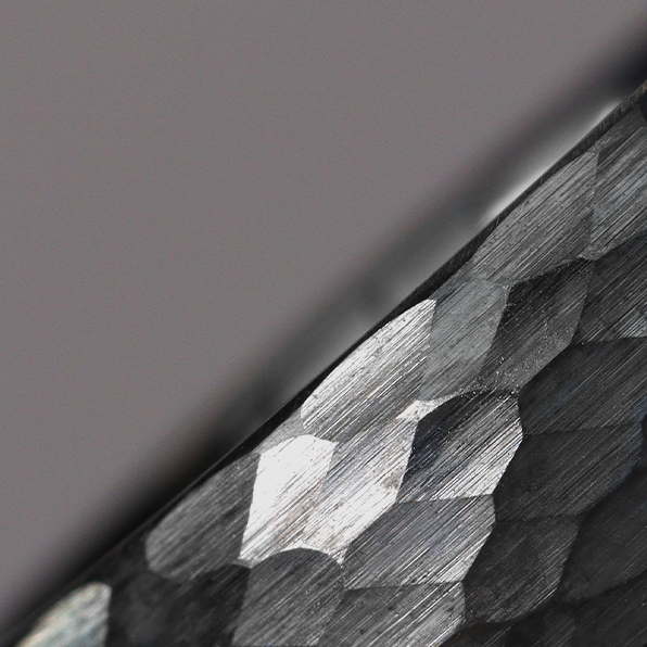 Hammered Effect Black Super Titanium Wedding Ring - Limited Edition - The Rivelin Valley Super Titanium Rings