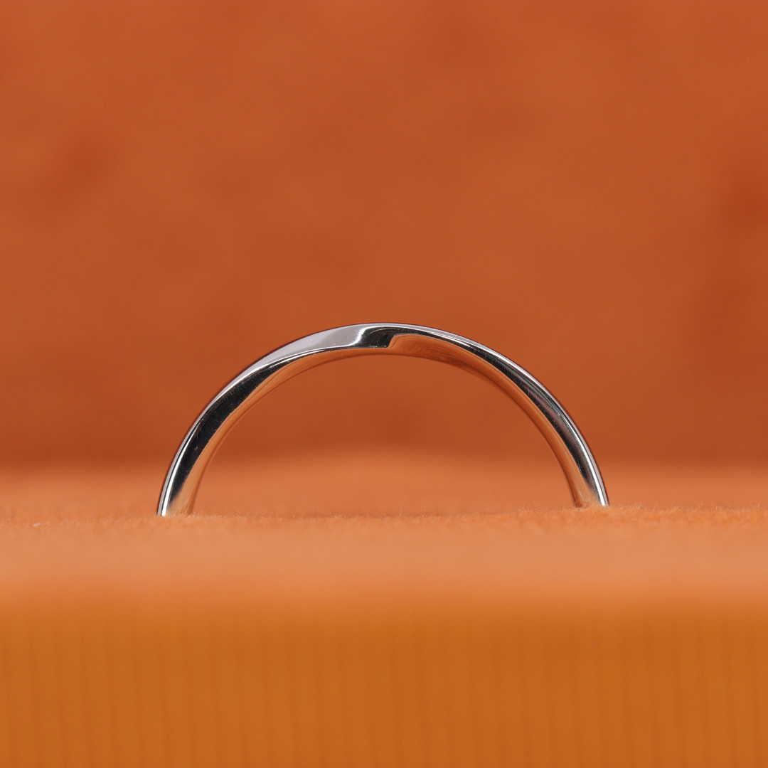 Dee - Twist Polished Women's Wedding Ring - Made-to-Order Jessica Flinn Wedding Rings