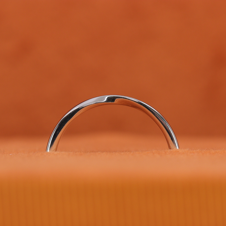 Dee - Twist Polished Women's Wedding Ring - Made-to-Order Jessica Flinn Wedding Rings