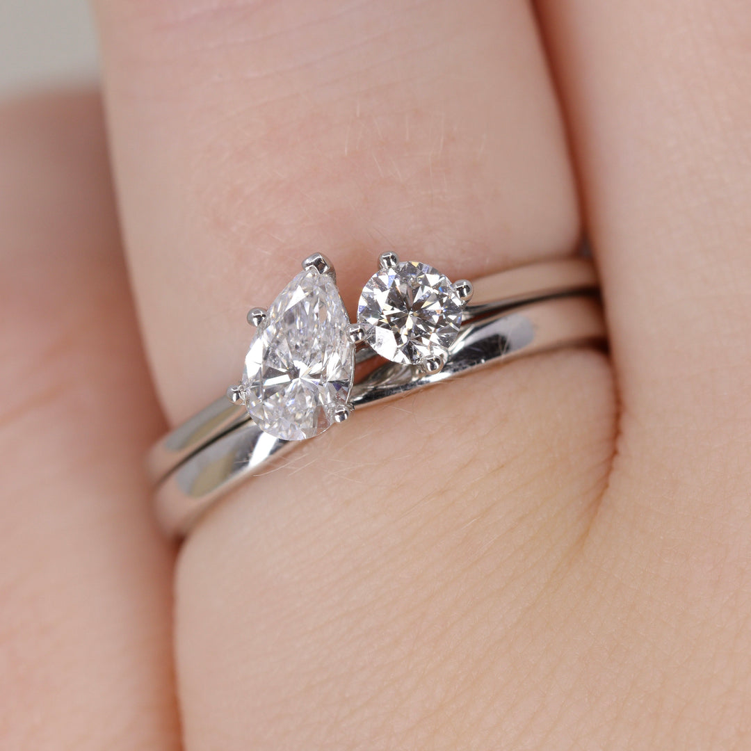 Dee - Ribbon Twist Polished Wedding Ring Made-to-Order Jessica Flinn Wedding Rings