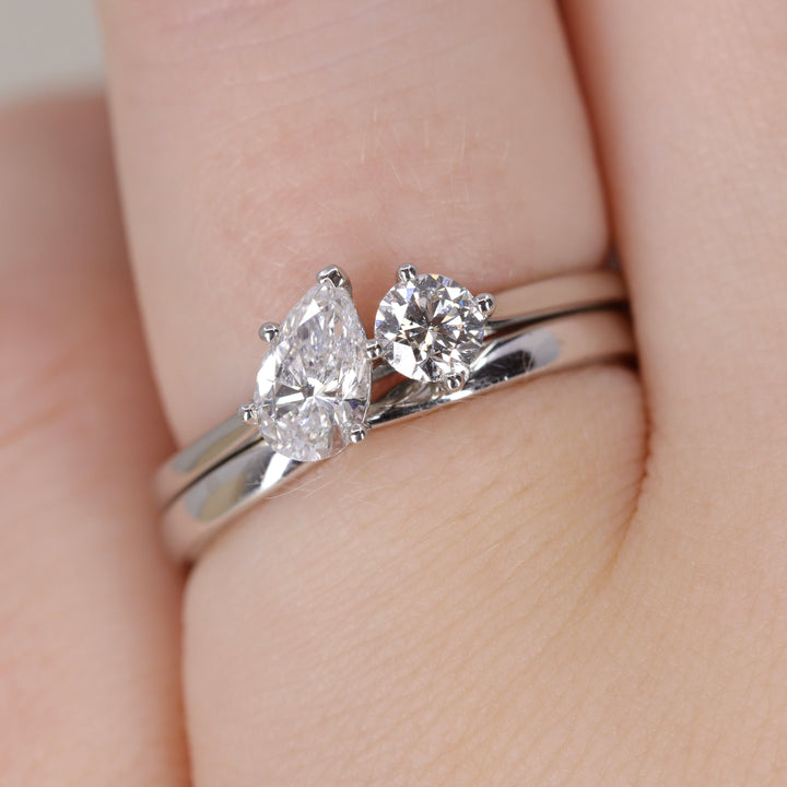 Dee - Ribbon Twist Polished Wedding Ring Made-to-Order Jessica Flinn Wedding Rings