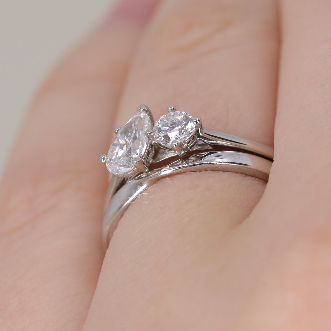 Dee - Ribbon Twist Polished Wedding Ring Made-to-Order Jessica Flinn Wedding Rings