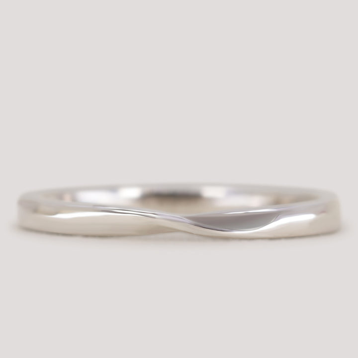 Dee - Ribbon Twist Polished Wedding Ring Made-to-Order Jessica Flinn Wedding Rings