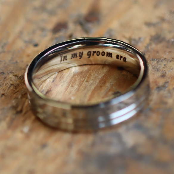 Engraving - Add personalised laser engraving to your F&S ring Services & Gift Cards