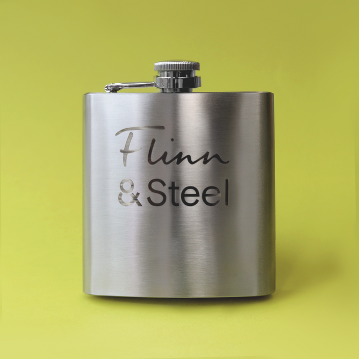 Reyt Good Gifts | Flinn & Steel Stainless Steel 6oz Hipflask Gifts/Merch