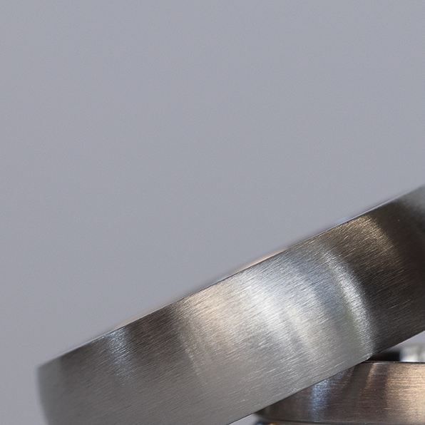 Matt/Satin Finish Court Shaped Stainless Steel Wedding Band - The Millhouses Ring Stainless Steel Rings