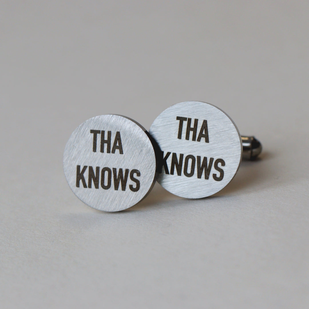 Stainless Steel Northern Cufflinks - Sample Sale Cufflinks