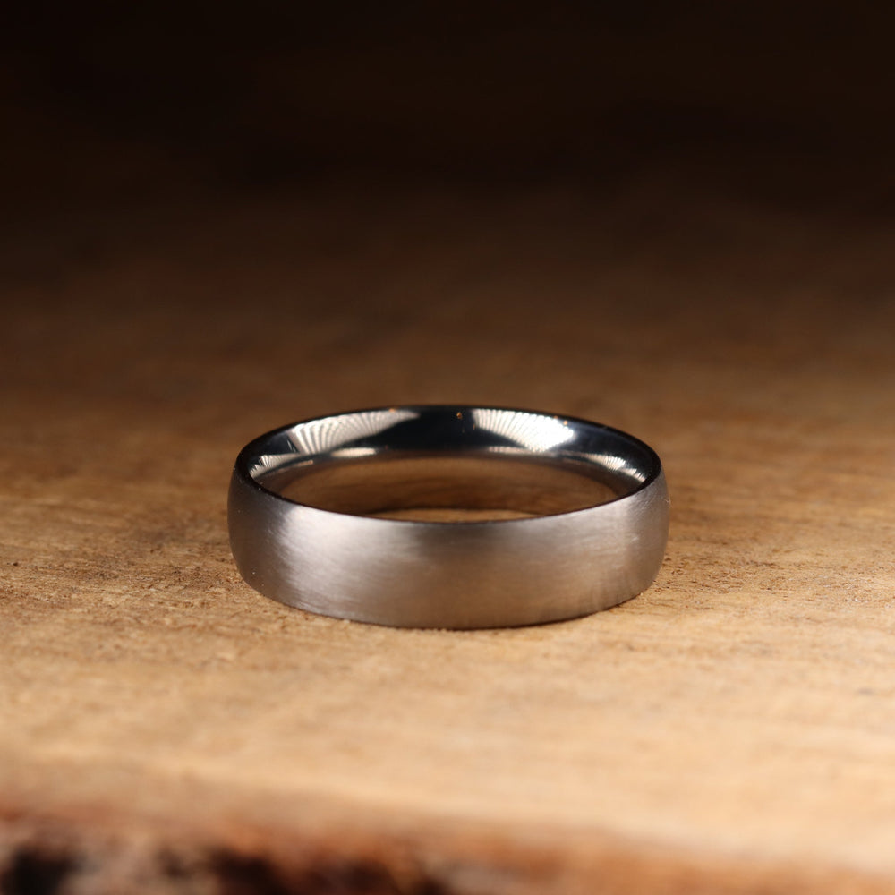 Sheffield Steel Rings - Matte Finish Stainless Steel Wedding Ring