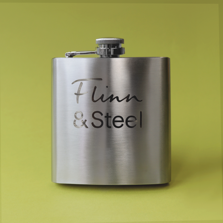 Reyt Good Gifts | Flinn & Steel Gift Bundle - Stainless Steel Multi-Tool Knife & 6oz Hipflask Gifts/Merch