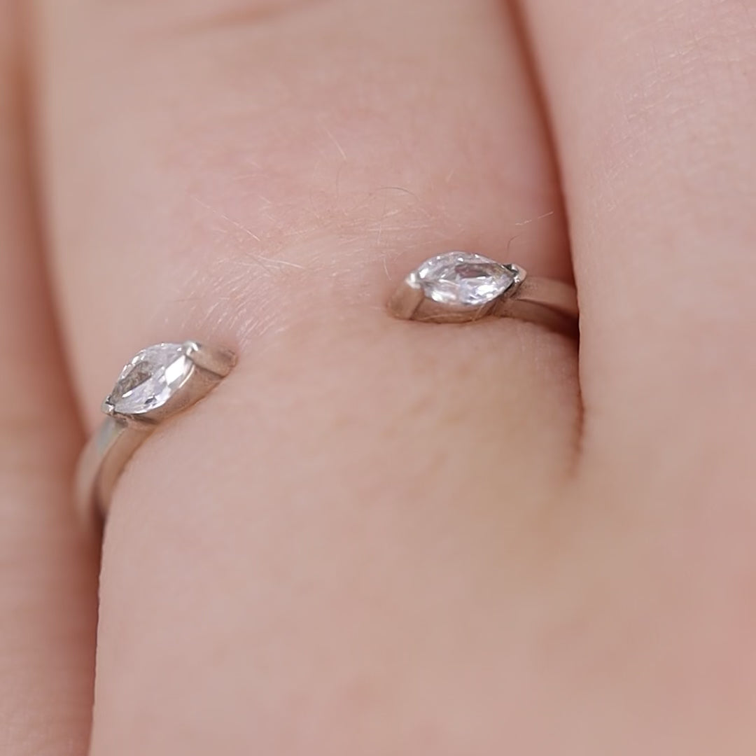 Athena - Diamond Set Cuff Ring - Made-to-Order Jessica Flinn Wedding Rings