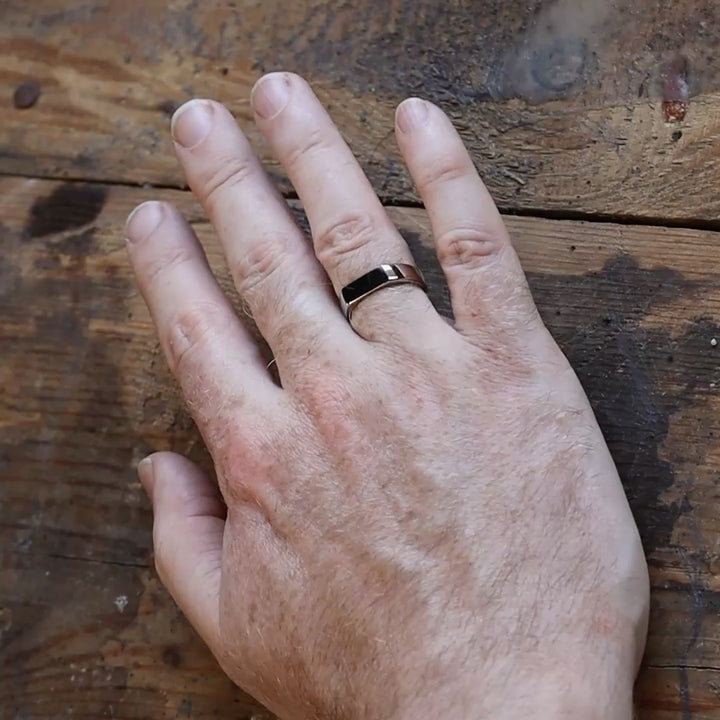 Stainless Steel Signet Ring - The Abbeydale Stainless Steel Rings