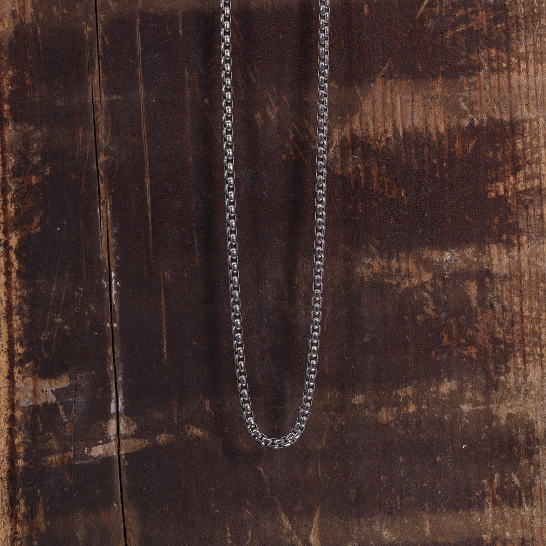 Titanium Venetian/Belcher Chain with Lobster Clasp - Made-to-Order