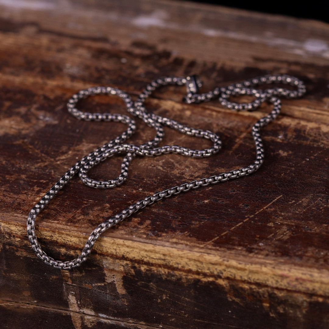 Titanium Venetian/Belcher Chain with Lobster Clasp - Made-to-Order