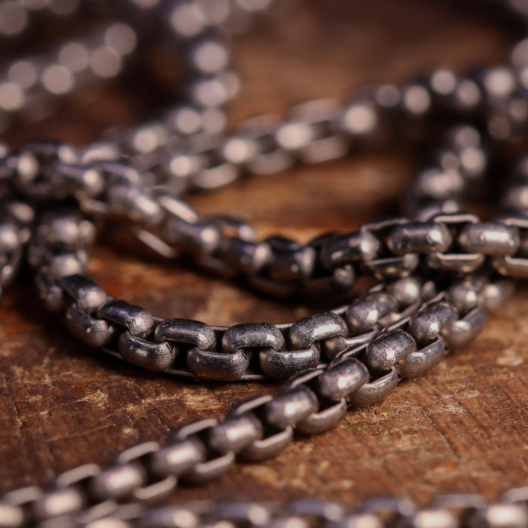 Titanium Venetian/Belcher Chain with Lobster Clasp - Made-to-Order