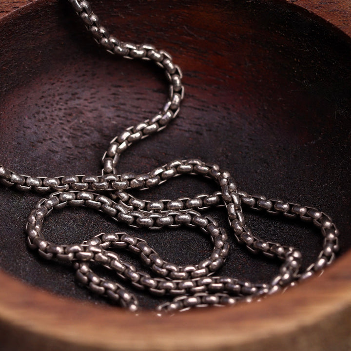 Titanium Venetian/Belcher Chain with Lobster Clasp - Made-to-Order