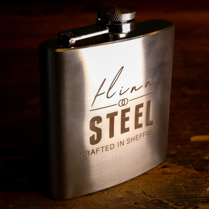 Reyt Good Gifts | Flinn & Steel Stainless Steel 6oz Hipflask