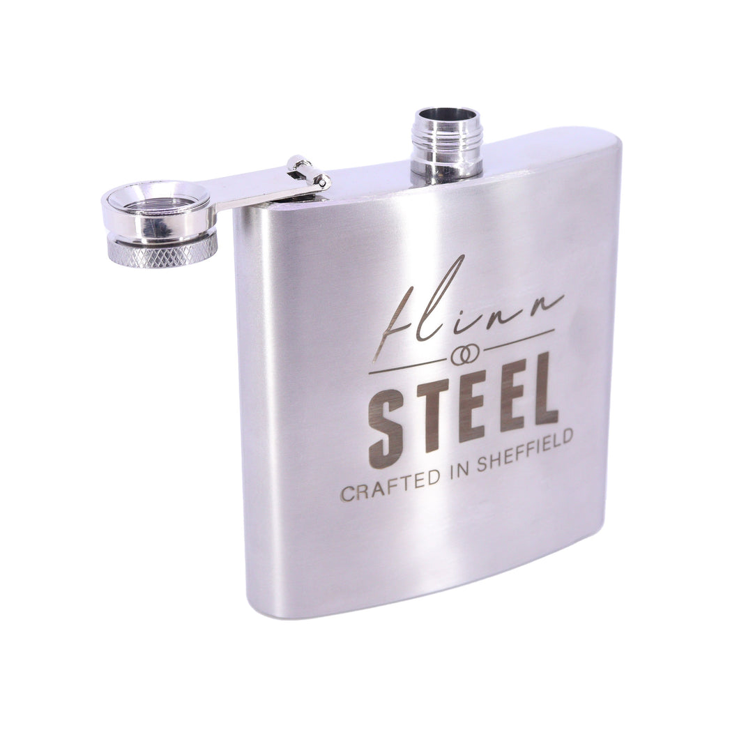 Reyt Good Gifts | Flinn & Steel Stainless Steel 6oz Hipflask