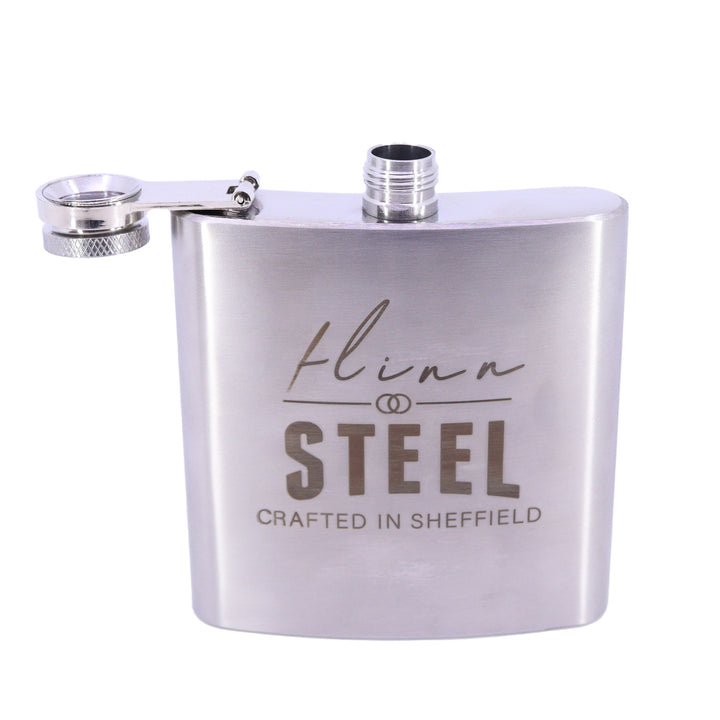 Reyt Good Gifts | Flinn & Steel Stainless Steel 6oz Hipflask