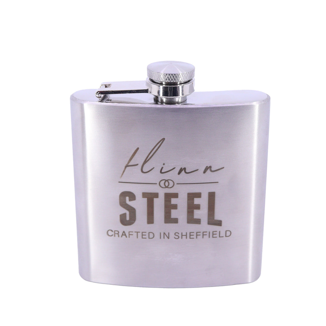 Reyt Good Gifts | Flinn & Steel Stainless Steel 6oz Hipflask