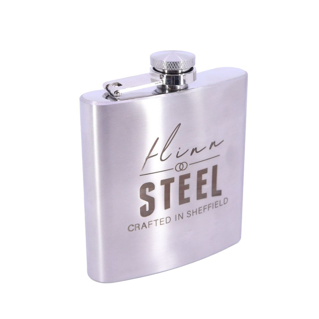 Reyt Good Gifts | Flinn & Steel Stainless Steel 6oz Hipflask