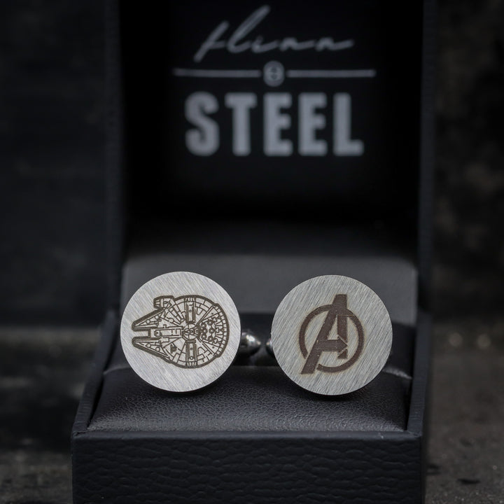 Personalised Stainless Steel Cufflinks