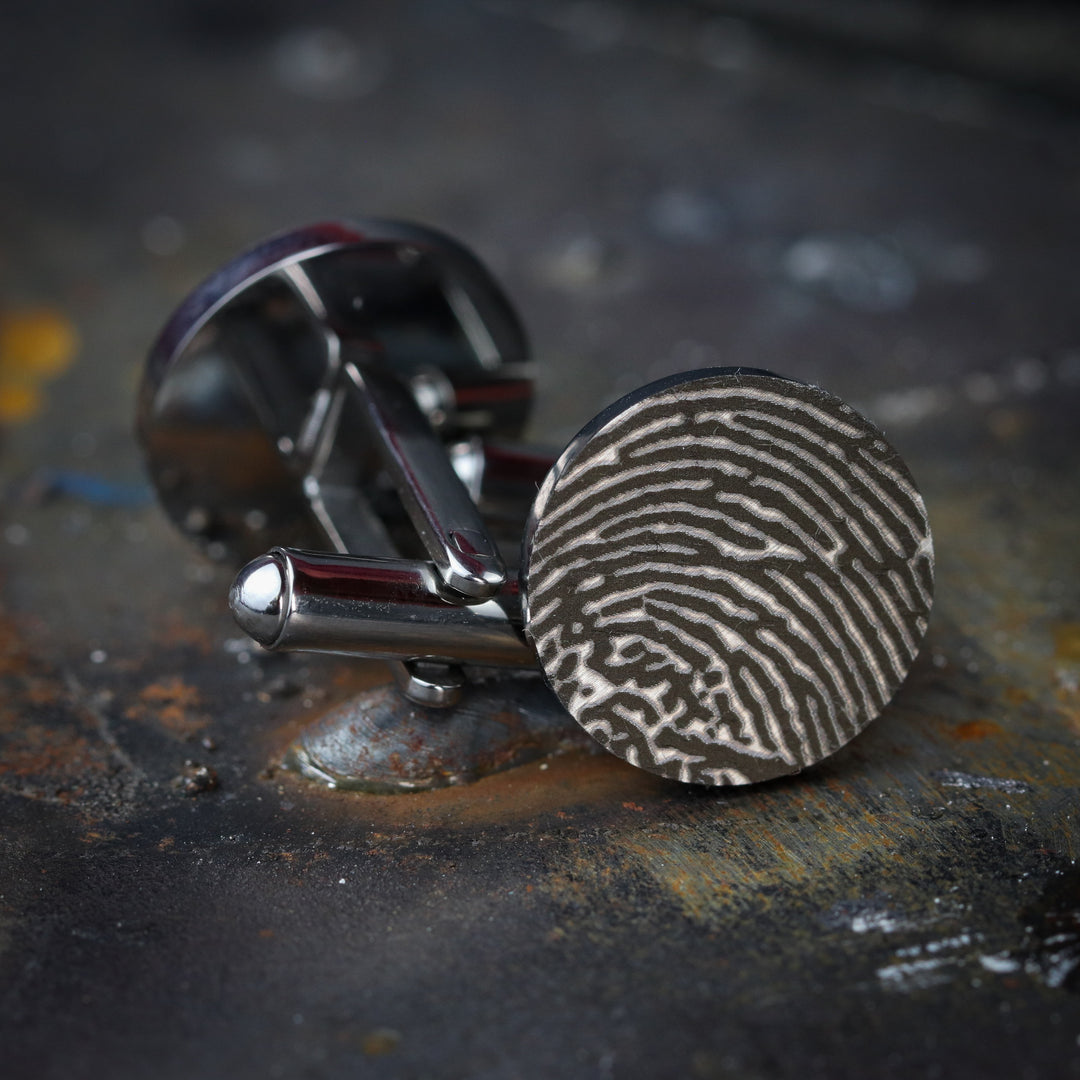 Personalised Stainless Steel Cufflinks